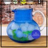 Artland Iris 90 Oz Handblown Glass Pitcher, Bubble Shape, Lead-Free, Versatile Drink Dispenser for Water, Juice, Cocktails, Dishwasher Safe - 2 of 4