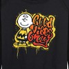 Women's - Peanuts - Good Vibes Only Lightweight French Terry Slouchy - 2 of 4