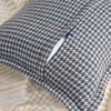 REGALWOVEN Fade-Resistant Houndstooth Decorative Soft Cozy Throw Pillow Covers 2 Pcs - 3 of 4
