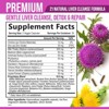 Liver Cleanse & Detox Support Supplement 1166mg with 22 herbs + Milk Thistle - 60 Capsules By Nature's Nutrition - 2 of 4