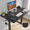 Lirago Electric Adjustable Height Standing Desk with Splice Board-Home Office Desk for Healthy Work Lifestyle-Black - 2 of 4
