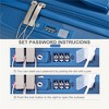 BEAFUP Hard Shell Carry on Luggage Set of 3, 20, 24, 28inch with USB Port and front opening with Cup Holder, ABS+PC with Spinner Wheels - 4 of 4