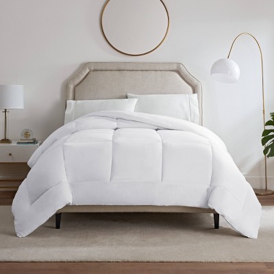 King 300 Thread Count Extra Warmth Quilted Down Alternative Comforter - Serta