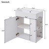 NicBex 21.6" Bathroom Vanity with Sink, Floating Vanity, Bathroom Cabinet Storage with 2 Spacious Drawers and 2 Open Shelf for Bathroom - 4 of 4