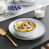 23.8oz Stoneware Cereal Bowl Blue Rim - Threshold™ - 2 of 3