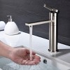 ChicFurnit Bathroom Sink Faucet Single Handle for Modern Vanity Sink Design, Silver and Gray, 10.23"*8.07"*2.36" - 2 of 4