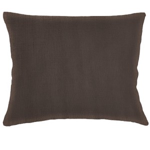 So Soft Linen Cocoa Brown Dutch Euro Pillow 28x36 - 1 of 1