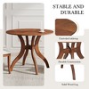 5-Piece Dining Set with Round Table and 4 Armless Chairs - 4 of 4