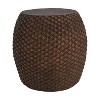 Christopher Knight Home Jayma Outdoor Handcrafted Faux Rattan Lightweight Concrete Accent Table - 2 of 4