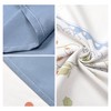 Unique Bargains Soft Breathable Floral Pattern Machine Washable Envelope Closure Pillowcase 2 Pcs - 4 of 4