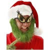 HalloweenCostumes.com    Dr. Seuss The Grinch Costume Glasses for adults and teens, Black/Green - 2 of 4