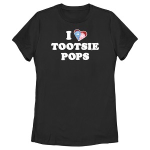 Women's Tootsie Pop I Love Tootsie Pops T-Shirt - 1 of 4