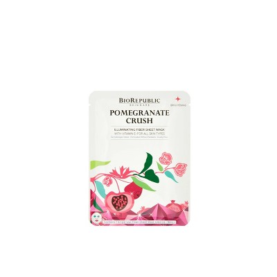 BioRepublic SkinCare Pomegranate Crush Illuminating Mask - 0.63oz