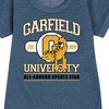 Girls' - Garfield - University Sports Star Graphic Short Sleeve Fleece Dress - 2 of 4