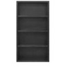 ORRD 60 inch Bookshelf No Assembly Required, Modern 4 Shelf Bookcase with Rosewood Finish, Ready to Use, Storage & Decor - 4 of 4