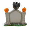 Department 56 Villages 3.75 In 10Th Anniversary Halloween Sign Halloween Decorative Village , Halloween Decor Vulture Pumpkins Dated (1PC) - 2 of 4