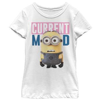 Girl's Despicable Me Current Mood Minion T-Shirt
