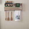 Sawyer Mill Blue Barn Muslin Bleached White Tea Towel 19x28 - 4 of 4