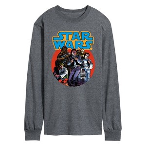 Men's - Star Wars - Han Solo Comic Long Sleeve Graphic T-Shirt - 1 of 3