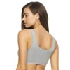 Felina Women's Organic Cotton Stretch Bralette 2-pack (cloud Slate,  X-small) : Target