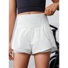 Mocamel Girls' Casual Sports Shorts With Built-In Anti-Light Shorts - 4 of 4