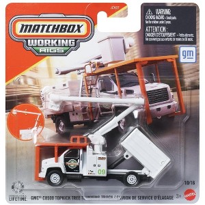 Matchbox GMC C8500 Topkick Tree Trimming Truck Working Rigs 979H