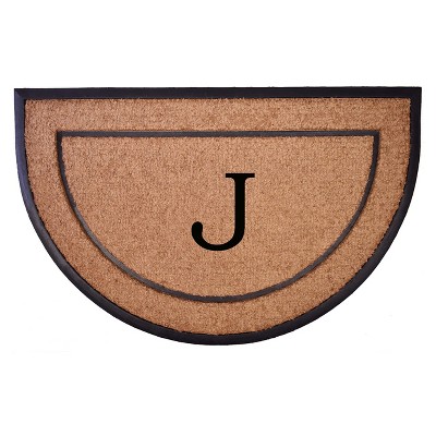 Calloway Mills 106573048J The General Monogram Doormat 30 In. x 48 In. Letter J