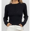 Women's RIBBED BUSTIER LACE BACK TOP - LUSH - 2 of 4