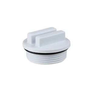 Pool Central 1.5" Threaded Swimming Pool Return Line Winterizing Plug Cap - 1 of 3