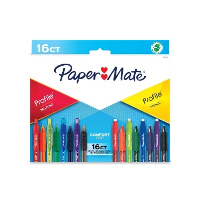 UPC 071641221307 - Paper Mate Profile 16pk 8 Ballpoint Pens And 8 ...