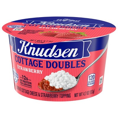 Knudsen Strawberry Cottage Cheese Doubles - 4.7oz