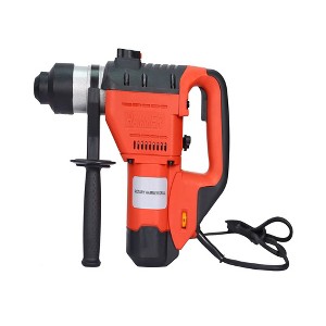 1-1/2 Inch Rotary Hammer Drill With Carry Case, SDS-Plus Demolition Hammer Safety Clutch With Gouges Drill Bits - 1 of 4