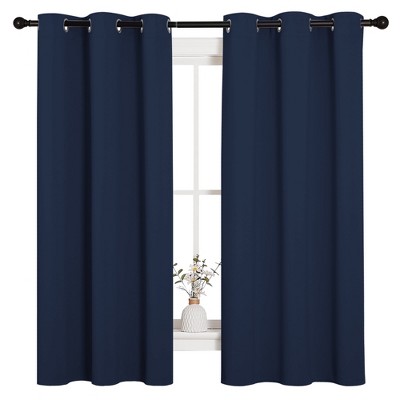 NICETOWN Grommet Top Blackout Curtains, Thermal Insulated Noise Reducing Window Drapes (Set of 2)