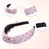 Unique Bargains Women's Colorful Bead Knotted Headband 1.57" Wide 2 Pcs - 4 of 4