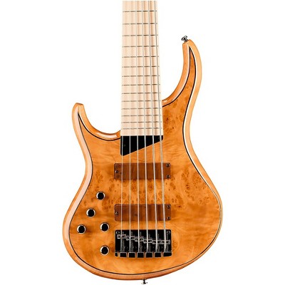 MTD Kingston Z6 6-String Left-Handed Maple Fingerboard Electric Bass Natural