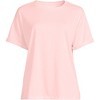 Lands' End Women's Oversized Supima Short Sleeve Crew Neck T-Shirt - 3 of 3