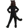 HalloweenCostumes.com Kid's Big Tailed Black Cat Costume | Black Cat Costumes - 3 of 4