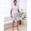 Lars Amadeus Men's Sleepwear Satin Shorts Elastic Waist Lounge Pajama Bottoms - 4 of 4