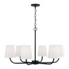 Capital Lighting Brody 6 - Light Chandelier in  Matte Black - 2 of 4