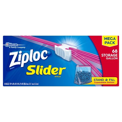 Ziploc Storage Slider Gallon Bags : Target