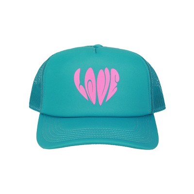 Valentine's Day Love Green Foam Trucker Hat
