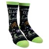 Crazy Dog T-Shirts Women's Introverts Club Socks Funny Day Dreamer Loner Unicorn UFO Footwear - 2 of 4