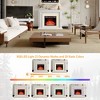 -inch Electric Fireplace With Mantel Led Light -for Living Room - 3 of 4