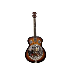 40 Inch Metal Slider Resonators Echo Guitar, Acoustic Guitar For Beginner, Party Guitar Instrument With Spruce Plywood Panel, Rosewood Fingerboard - 1 of 4