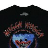 Seven Times Six Poppy Playtime T-Shirt Men's Huggy Wuggy Short Sleeve Graphic Top Black - 3 of 4