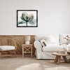 Stupell Industries Green X-Ray Flower Black Framed Floater Canvas Wall Art - 2 of 4