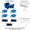 Big Dot of Happiness Blue Grad Class of 2026 Outdoor Decorations - Graduation Yard Signs - Set of 8 - 4 of 4