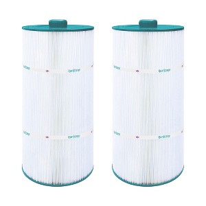 Hurricane 2 Pack Filters Easy to Clean Replacement Spa Filter Cartridge for Pleatco PSD125-2000, Unicel C-8326, and Filbur FC-2780, White/Blue - 1 of 4