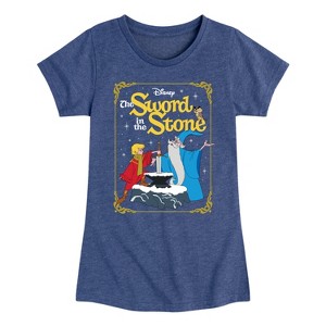 Girls' - Disney - Sword In The Stone Fitted Short Sleeve Graphic T-Shirt - 1 of 4