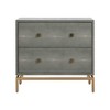 TOV Furniture Pesce Shagreen Nightstand - 3 of 4